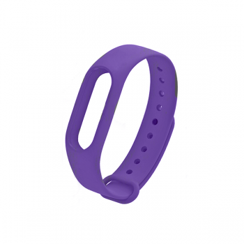 Силиконовый ремешок для Xiaomi Mi Band 3 Фиолетовый